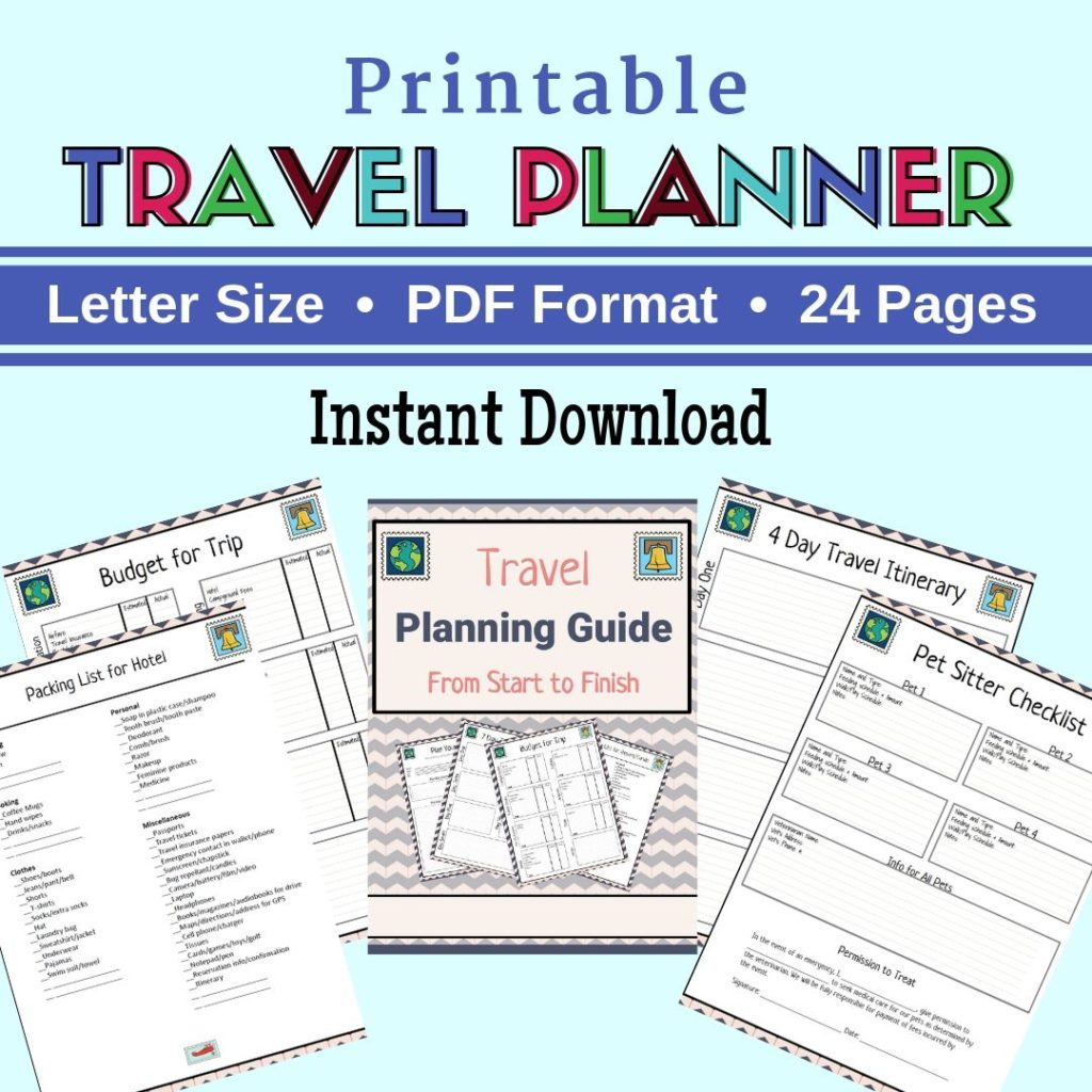 Printable Cruise Planner – Farm Girl Designs