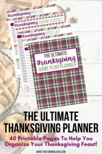 The biggest foodie holiday, also known as Thanksgiving is just around the corner. Are you ready for the big feast? It’s time to get your Thanksgiving Game Plan in order. This helpful Thanksgiving Printable Planner will help you take control of your holiday planning. 