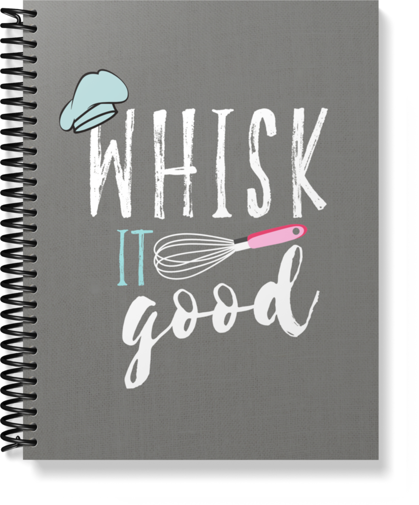Whisk It Good Recipe Journal Notebook Farm Girl Designs