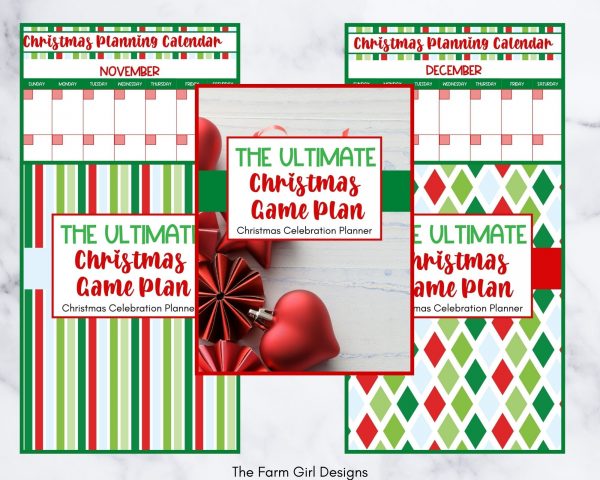 This printable holiday planner is everything you need to plan out your Christmas holiday including your menu, grocery list, cleaning schedule, chores, and even plan for Black Friday and Cyber Monday shopping! This planner even has three different cover options so you can customize it as you like.