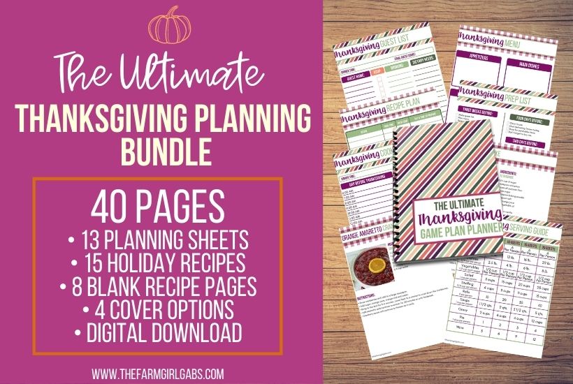 Thanksgiving Printable Planner