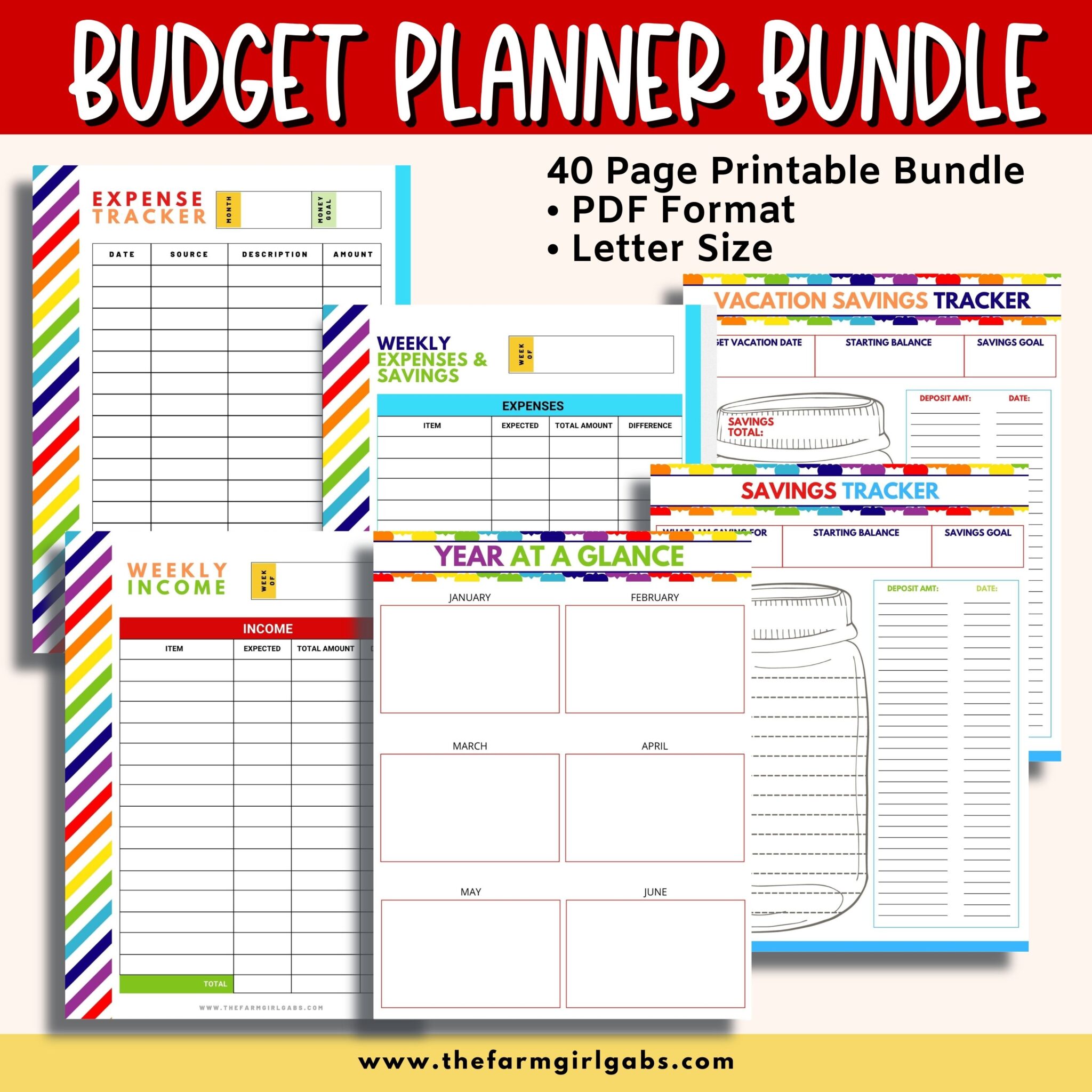 Printable Budget Planner – Farm Girl Designs