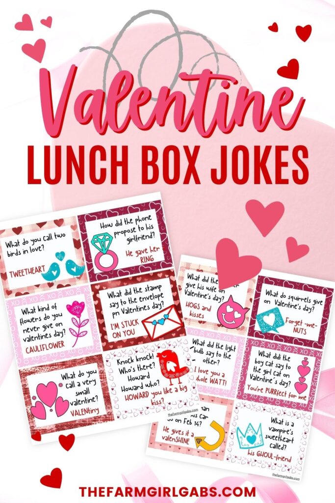 Surprise your kids with these fun printable lunchbox notes for Valentine's Day. Download and print out these free Valentine Lunchbox joke cards.