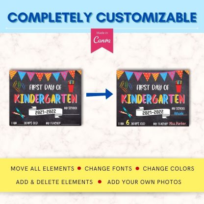 It's back to school time! Whether your kids are going back to in-person school or just starting homeschool at home, it's fun to capture the moment! These printable back-to-school chalkboard signs are perfect for creating and sharing those special school days' memories!