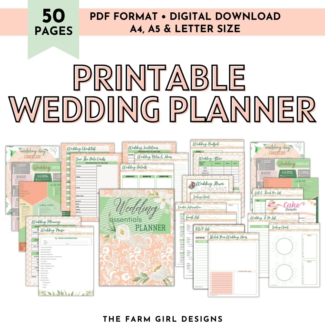 Ultimate Wedding Planner for Organized Brides – One Blushing Bride