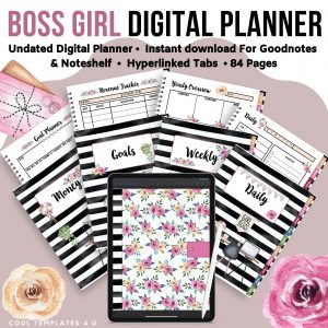 Ultimate Boss Girl Digital Daily Planner