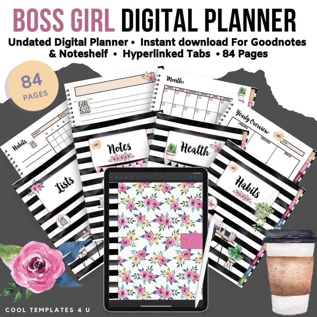 Ultimate Boss Girl Digital Daily Planner